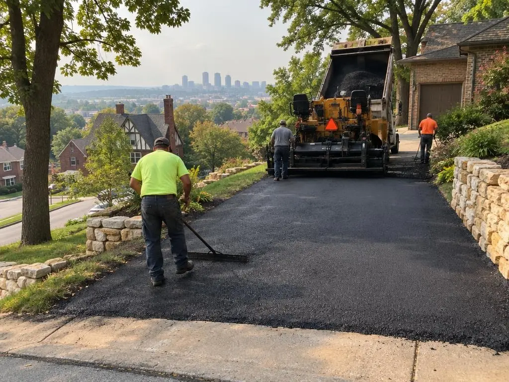 Asphalt Driveway Paving in Kansas City, MO